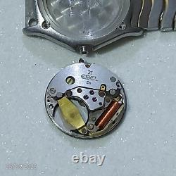 Ebel Watch Quartz For Parts Diamond Dial 22mm Steel Case and Bracelet SwissMade