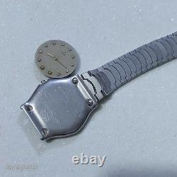 Ebel Watch Quartz For Parts Diamond Dial 22mm Steel Case and Bracelet SwissMade