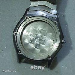 Ebel Watch Quartz For Parts Diamond Dial 22mm Steel Case and Bracelet SwissMade