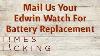 Edwin Watch Battery Replacement