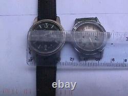 Elgin Movement 7 jewels MILITARY Style dial & Chateau DIVER Style Watch Parts