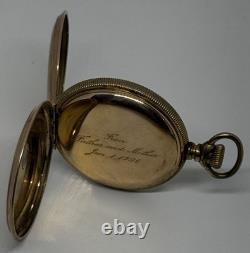 Elgin Pocket Watch 1905 6s 15 Jewels Does Not Run/For Parts or Repair