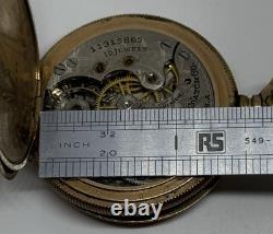 Elgin Pocket Watch 1905 6s 15 Jewels Does Not Run/For Parts or Repair