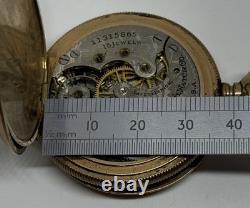 Elgin Pocket Watch 1905 6s 15 Jewels Does Not Run/For Parts or Repair