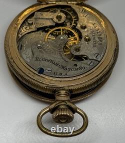 Elgin Pocket Watch 1905 6s 15 Jewels Does Not Run/For Parts or Repair