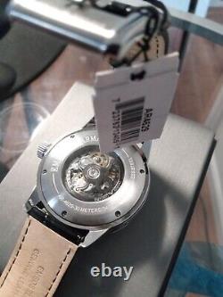 Emporio Armani Watch Mechanic Silver Case Dial Skeleton AR4629 FOR PARTS ONLY