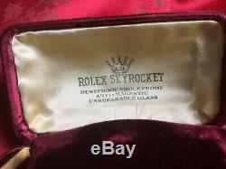 Extremely Rare Original Rolex Skyrocket And Victory Guarantee Card And Box