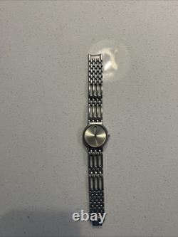 FOR PARTS OR REPAIR Movado Esperanza Black Dial Silver/Gold Women's Watch