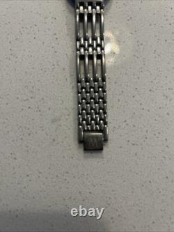 FOR PARTS OR REPAIR Movado Esperanza Black Dial Silver/Gold Women's Watch