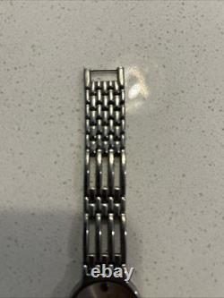FOR PARTS OR REPAIR Movado Esperanza Black Dial Silver/Gold Women's Watch