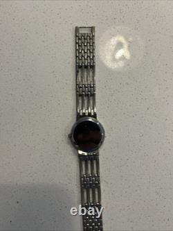 FOR PARTS OR REPAIR Movado Esperanza Black Dial Silver/Gold Women's Watch