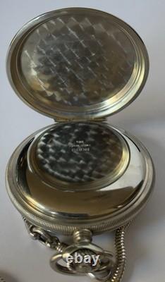 FOR PARTS/REPAIR ONLY VTG Bucherer Incabloc 17 Jewels Pocket Watch Swiss Made