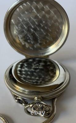 FOR PARTS/REPAIR ONLY VTG Bucherer Incabloc 17 Jewels Pocket Watch Swiss Made