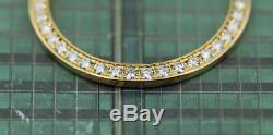 Factory Lady Rolex Datejust 26mm Diamond Bezel 18K Yellow Gold Mint! #F1