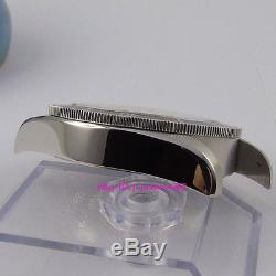 Fit ETA 2824 2836 movement 41mm red bezel sapphire glass 316L watch case +dial