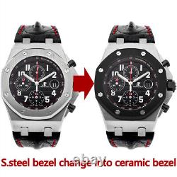 For Audemars Piguet ROO 42mm watch 26470ST steel bezel change into ceramic bezel