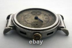 For Part Military Angelus Cal. 215 Chronograph Minerva Swiss Steel Case Repair