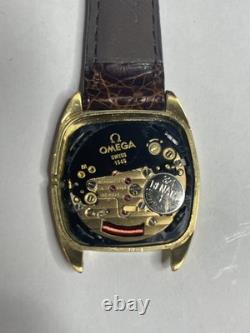 For Parts 1980s OMEGA De Ville Ladies Quartz Cal. 1365 Ref. 591.0099