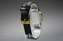 For Parts 1980s OMEGA De Ville Quartz Gold Ladies Cal. 1458 Ref. 595.0098.2