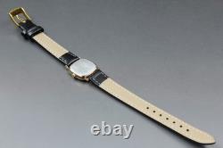 For Parts 1980s OMEGA De Ville Quartz Gold Ladies Cal. 1458 Ref. 595.0098.2