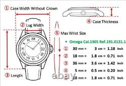 For Parts 1980s Omega De Ville Quartz Gold Dial Cal. 1365 Ref. 191.0131.1