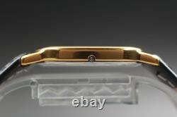 For Parts 1980s Omega De Ville Quartz Gold Dial Cal. 1365 Ref. 191.0131.1