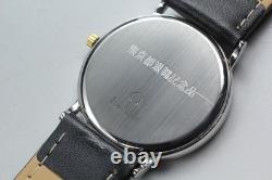 For Parts 1980s Omega De Ville Quartz Silver Dial Mens Cal. 1430 Ref. 196.0312.1