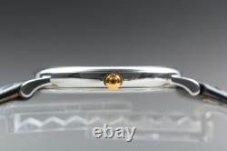 For Parts 1980s Omega De Ville Quartz Silver Dial Mens Cal. 1430 Ref. 196.0312.1