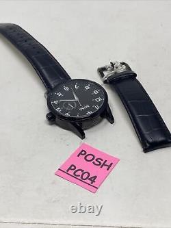 For Parts Hugo Boss Watch Hb 88.1.34.2503 Classic Black With Leather Band Pc04