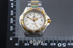 For Parts TAG Heuer Professional 200m WF1220-K0 37mm Gold Quartz Men's Watch