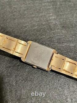 For Parts Tissot Stylist Gold Plated Mechanical Vintage Men's Watch With Box