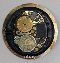 For Parts Vintage OMEGA De Ville Cal. 1350 Quartz Gold Roman Dial Women's Watch