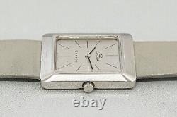 For Parts Vintage OMEGA Geneve Cal. 625 Manual Winding Silver Dial Mens Watch