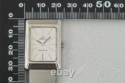 For Parts Vintage OMEGA Geneve Cal. 625 Manual Winding Silver Dial Mens Watch