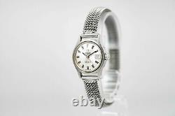 For Parts Vintage OMEGA Geneve Cal. 681 Automatic Silver Dial Date Ladies Watch