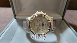 For parts AUREOLE Men Watch Only wristwatch Vintage Moonphase Swiss Movement