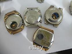 For parts LOT OF SEIKO LCD QUARTZ 14 WATCHES FOR REPAIR OR PARTS