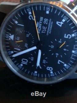 Fortis B- 42 Fliger cronograph Pilots Automatic 7750 Valjoux watch