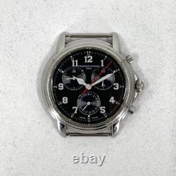 Frederique Constant Chronograph FC285 Black Dial Junk Not Working Case Only