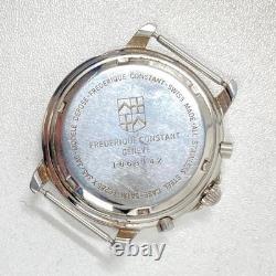 Frederique Constant Chronograph FC285 Black Dial Junk Not Working Case Only