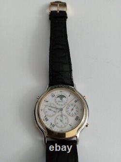 GUCCI 8300 quartz moon phase Swiss watch, chronograph not working