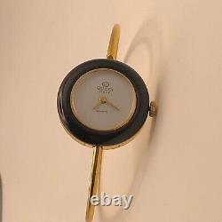 GUCCI Change Bezel Wrist Watch Made in Italy For Parts/Not Working Needs Batter