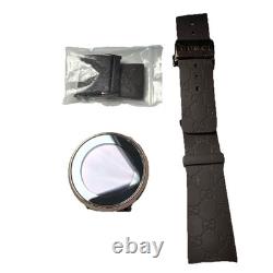 GUCCI i-Gucci 114-2 Bronze Men's Watch Broken Belt For Parts Battery Needs & BOX