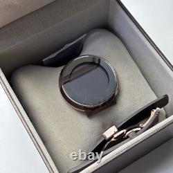 GUCCI i-Gucci 114-2 Bronze Men's Watch Broken Belt For Parts Battery Needs & BOX