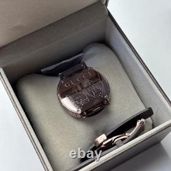 GUCCI i-Gucci 114-2 Bronze Men's Watch Broken Belt For Parts Battery Needs & BOX