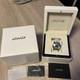 GaGa MILANO Manuale 5020 Watch 40mm White Black Junk Missing Crown For Parts