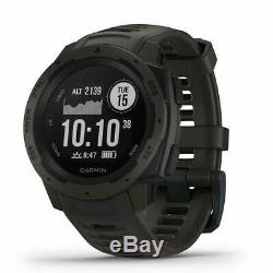 Garmin Instinct GPS Watch Heart Rate Monitor Graphite SEE DESCRIPTION