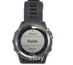 Garmin fenix 3 Gray with Black Band GPS Outdoor Navigation Watch 010-01338-00