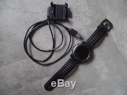 Garmin fenix 3 Watch with USB Charger Clip (Black) Faulty No Power