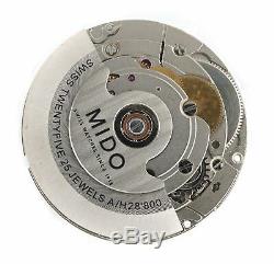 Genuine Mido ETA 2836-2 Swiss Made Automatic Movement with White Day Date Disc